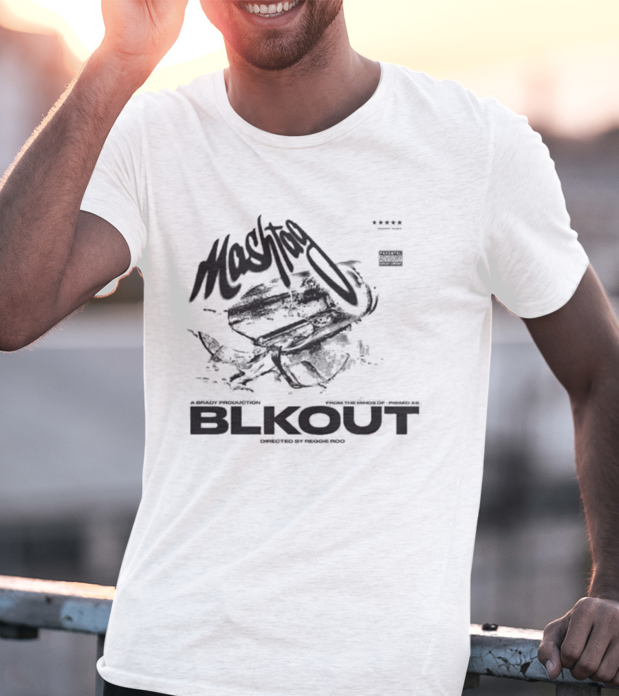 BLKOUT Machin Directed By Reggie Roo T-Shirt