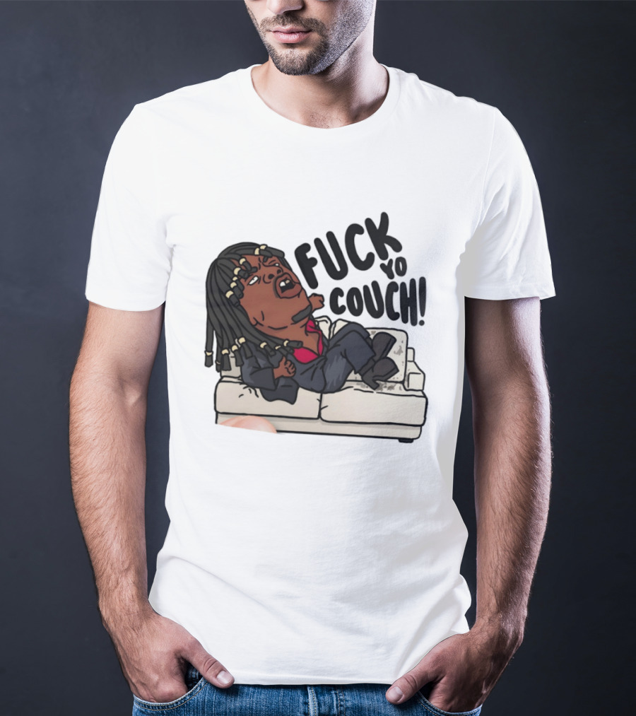 Chief Keef Fuck Yo Couch Illustrated Meme Drawing T-Shirt