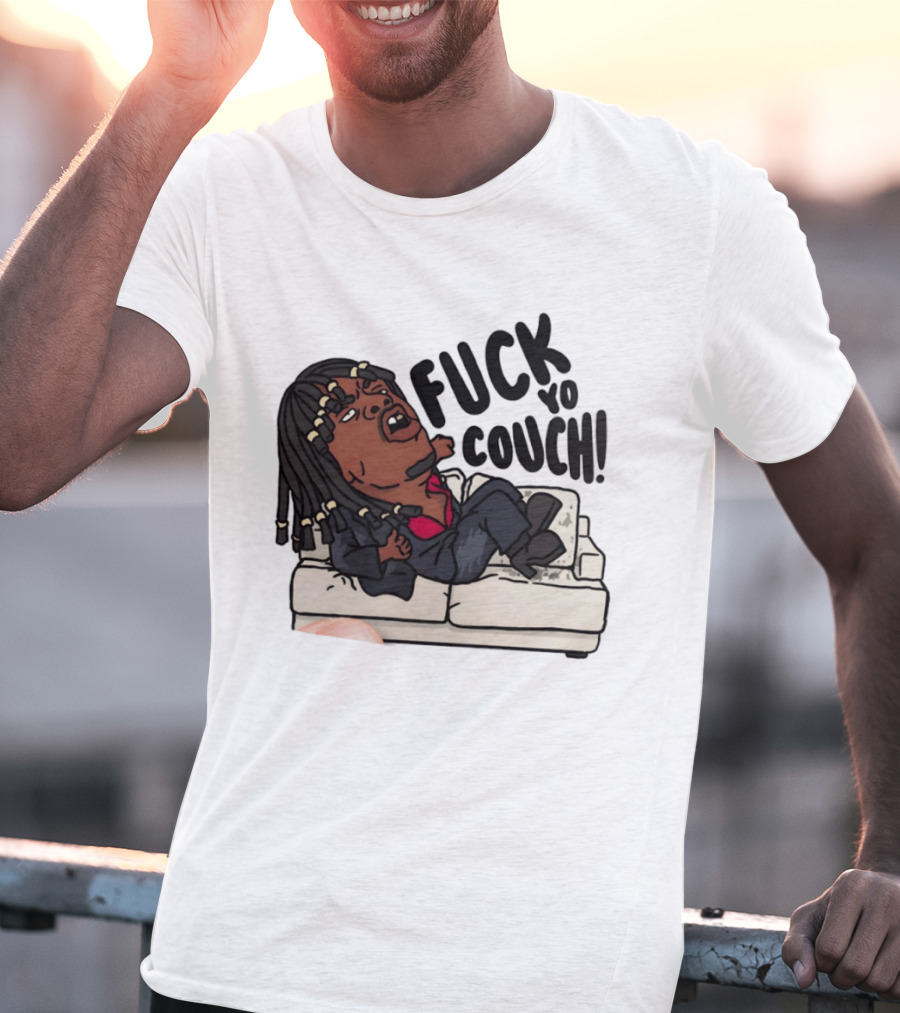Chief Keef Fuck Yo Couch Illustrated Meme Drawing T-Shirt