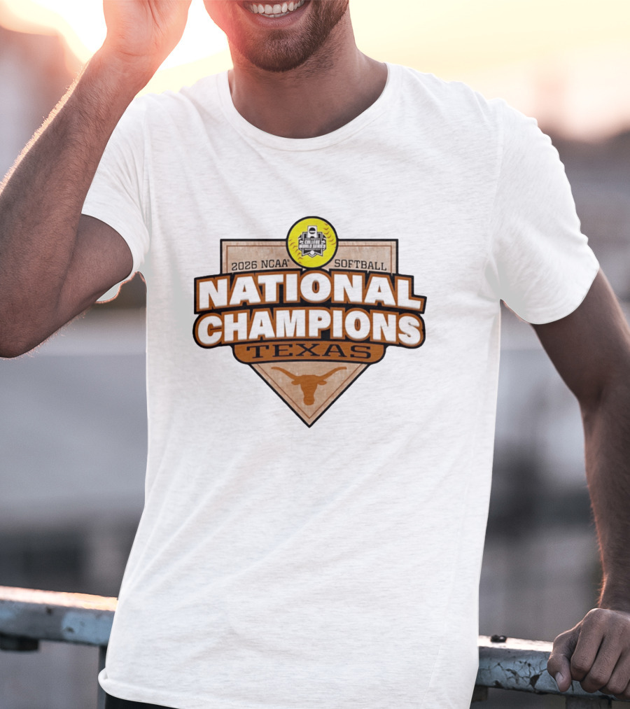 Texas Longhorns 2026 NCAA Softball National Champions T-Shirt