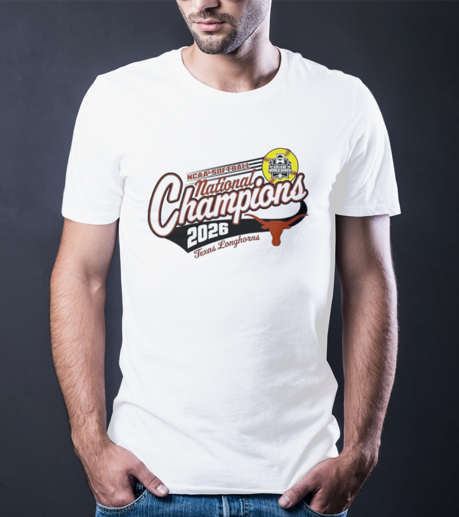 Texas Longhorns 2026 Softball National Champions T-Shirt