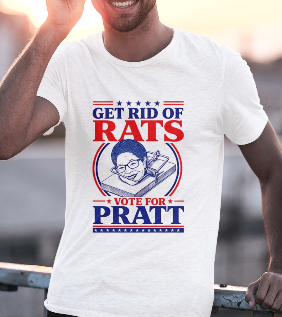 Get Rid Of Rats Vote For Pratt Political Campaign Humor T-Shirt