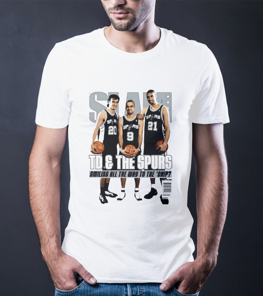 SLAM SP AS 20 9 21 TD & The Spurs Smiling All The Way To The Chip? T-Shirt