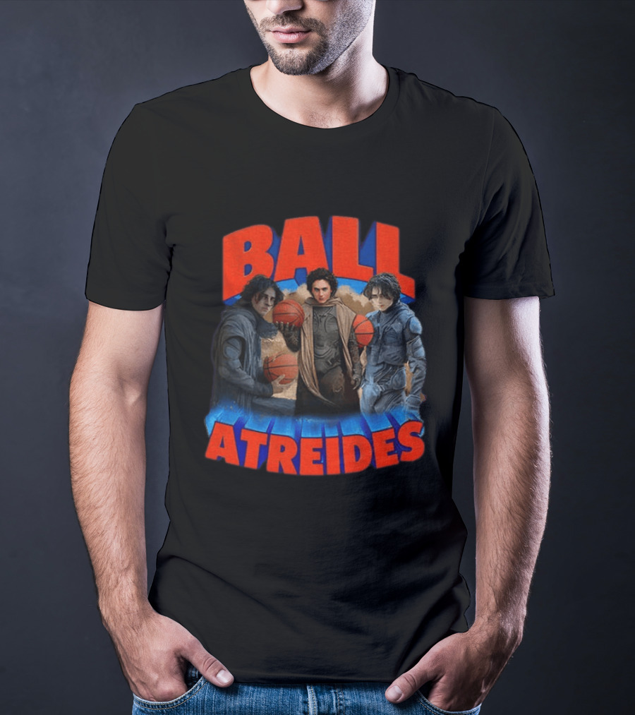 Ball Atreides Dune Timothée Chalamet New York Knicks Basketball NBA T-Shirt