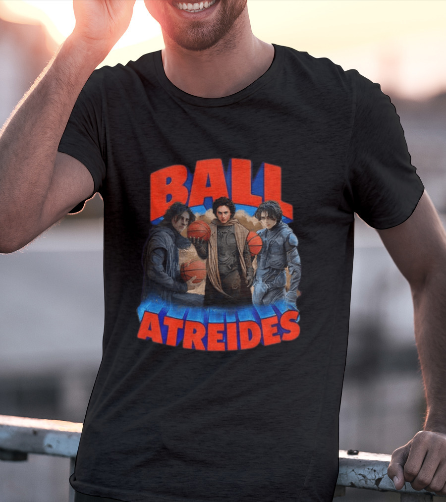 Ball Atreides Dune Timothée Chalamet New York Knicks Basketball NBA T-Shirt