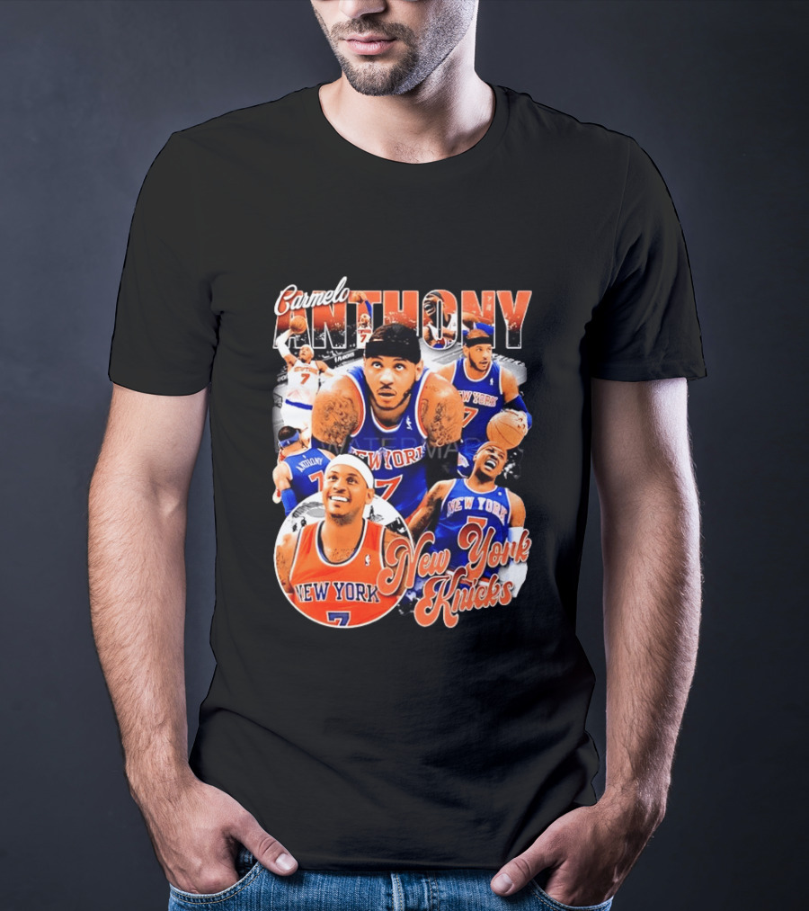 Carmelo Anthony New York Knicks NBA Basketball Legend Seven T-Shirt