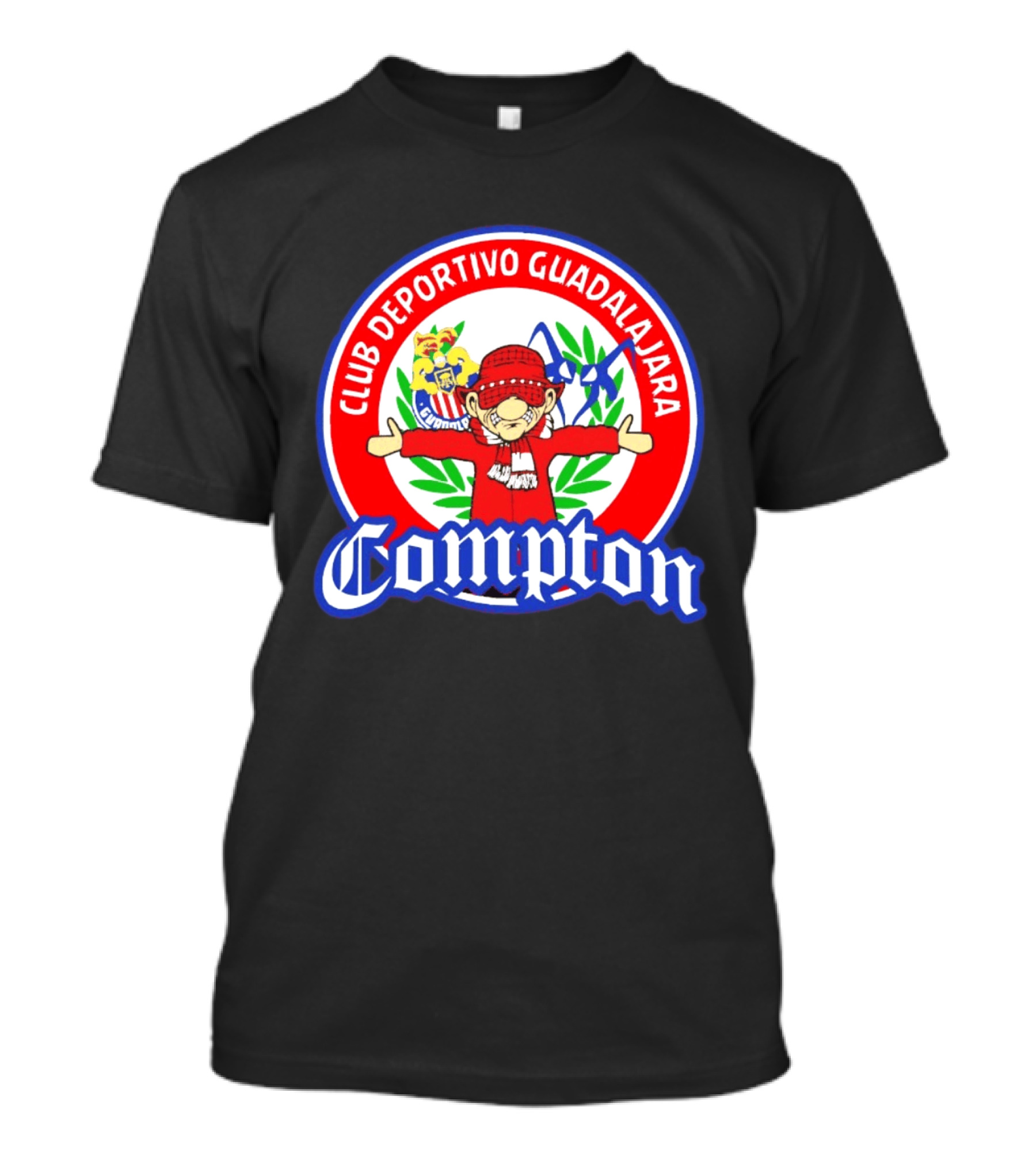 Compton Club Deportivo Guadalajara Rojiblanco T-Shirt