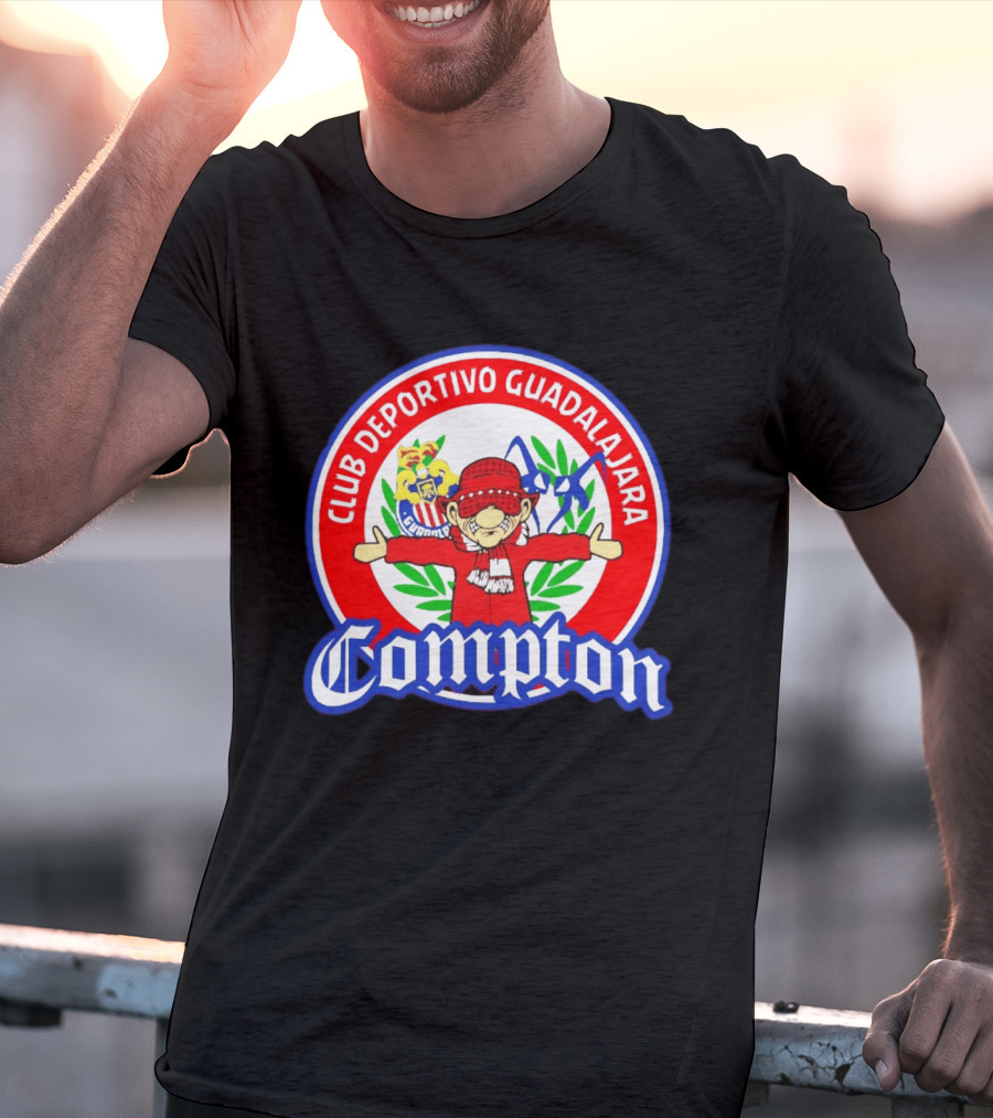 Compton Club Deportivo Guadalajara Rojiblanco T-Shirt