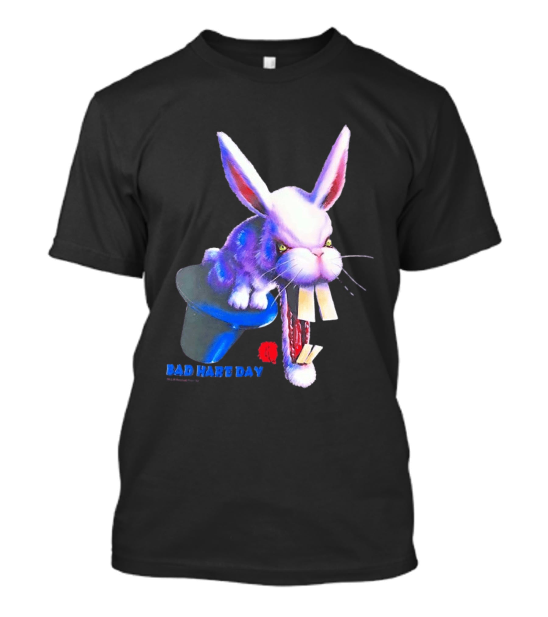 Goosebumps Bad Hare Day Evil Rabbit In Hat T-Shirt