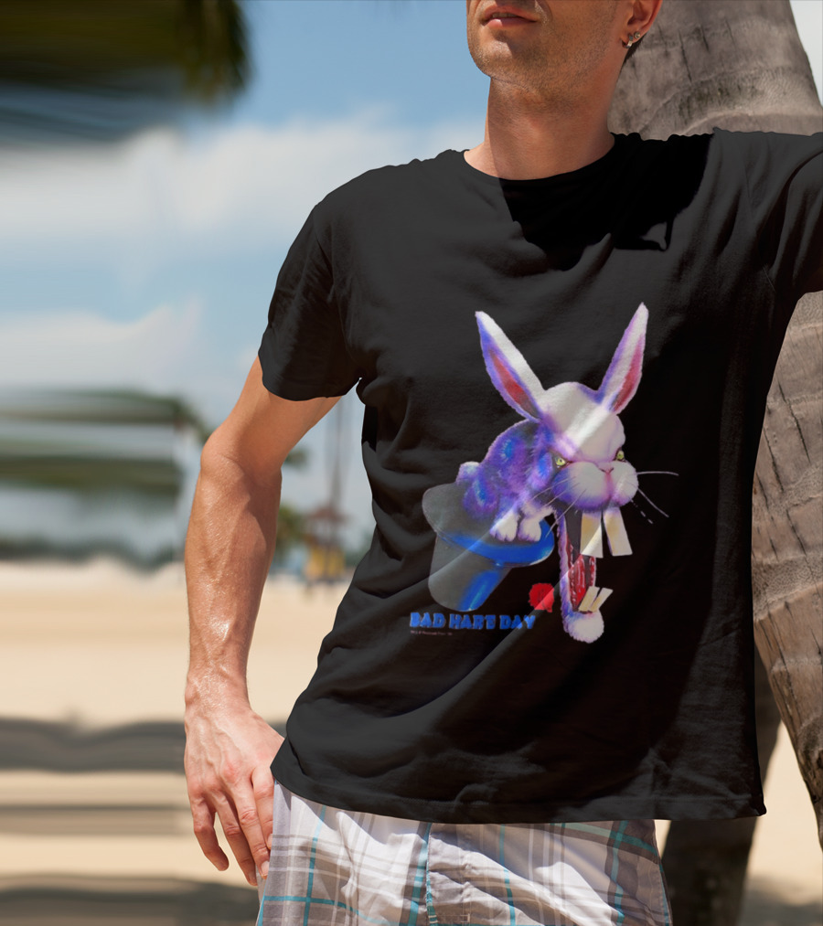 Goosebumps Bad Hare Day Evil Rabbit In Hat T-Shirt