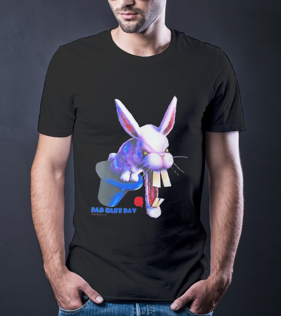 Goosebumps Bad Hare Day Evil Rabbit In Hat T-Shirt