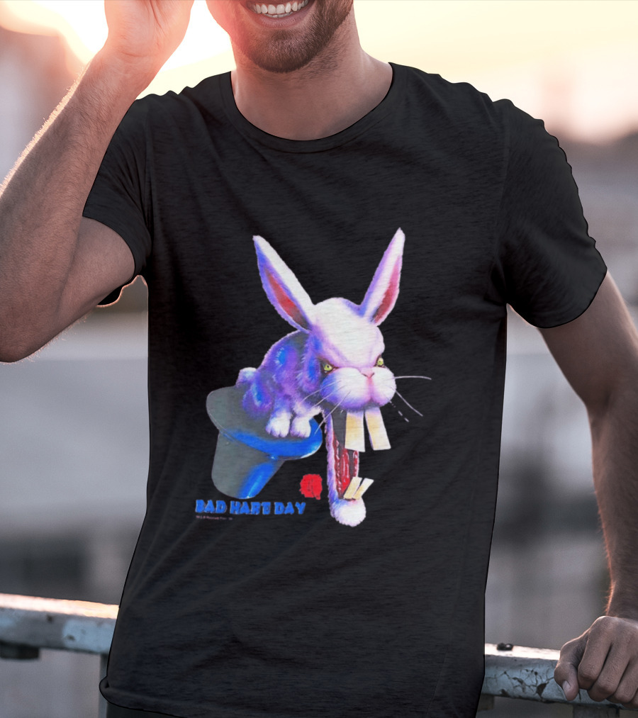 Goosebumps Bad Hare Day Evil Rabbit In Hat T-Shirt