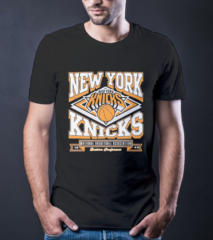 New York Knicks 1946 National Basketball Association Eastern Conference Heritage 2026 Season T-Shirt