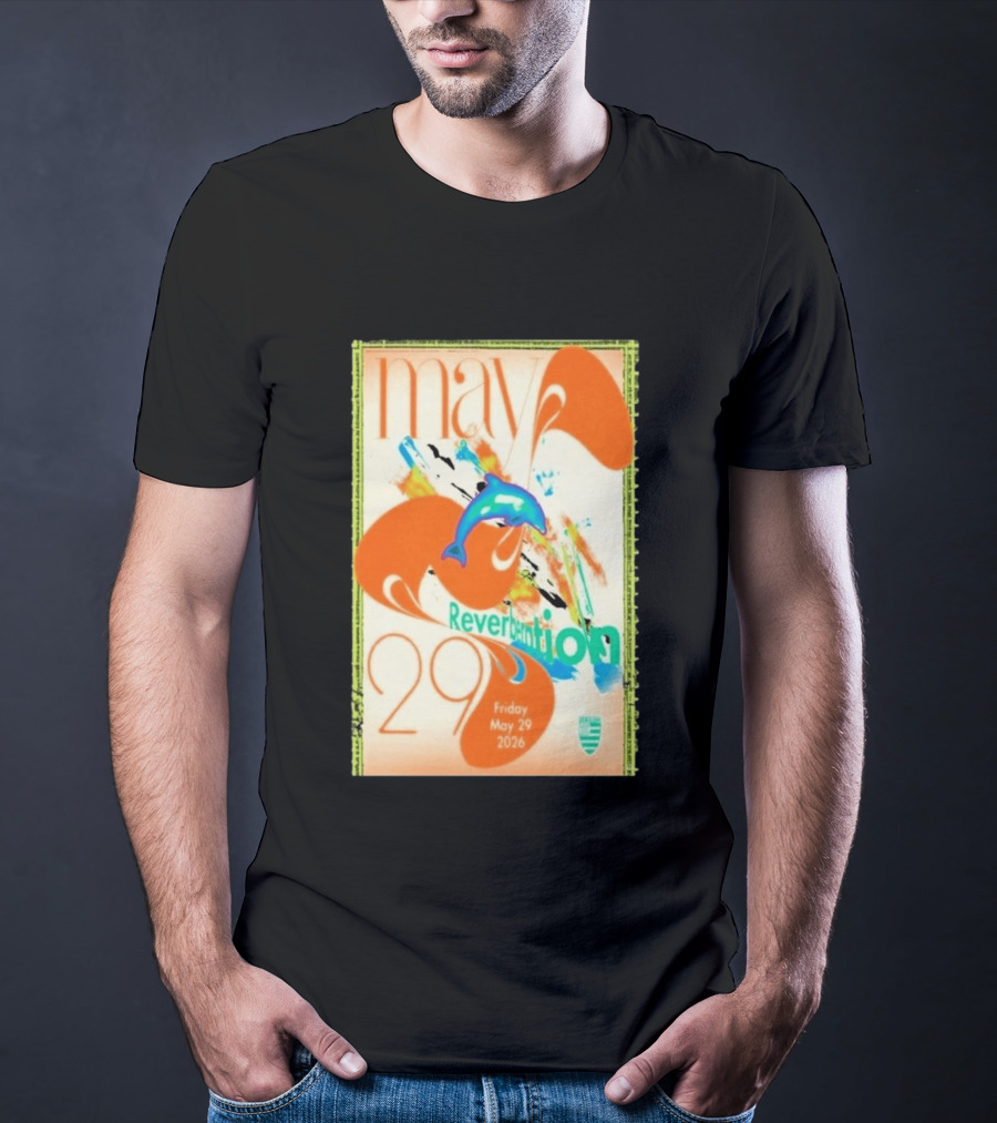 Reverberation Dolphin Event May 29 2026 Zebulon Los Angeles CA T-Shirt