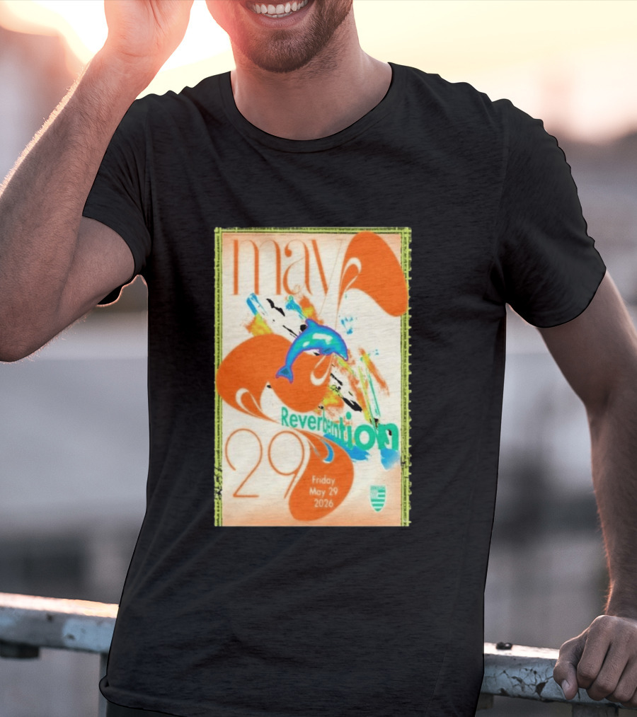 Reverberation Dolphin Event May 29 2026 Zebulon Los Angeles CA T-Shirt