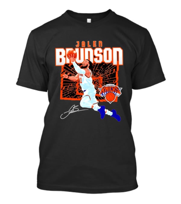 Jalen Brunson New York Knicks Breaking Barriers 2026 Season Explosion T-Shirt
