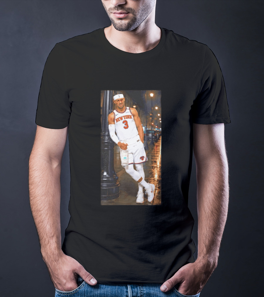 New York Knicks Josh Hart Number 3 NBA Basketball T-Shirt