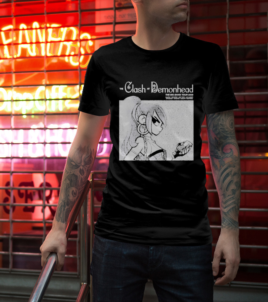The Clash At Demonhead Tour 2006 Scott Pilgrim Vol 3 Infinite Sadness 20th Anniversary T-Shirt