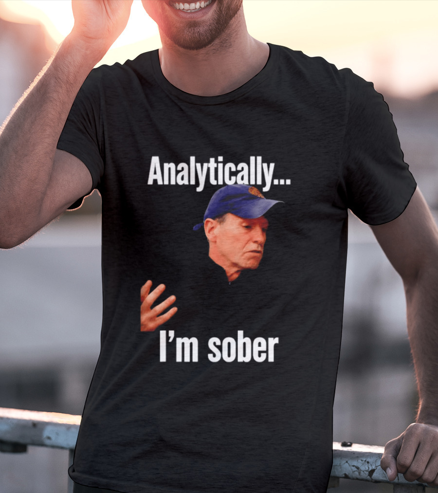Kenny Atkinson Cleveland Cavaliers Basketball Analytically I'm Sober T-Shirt