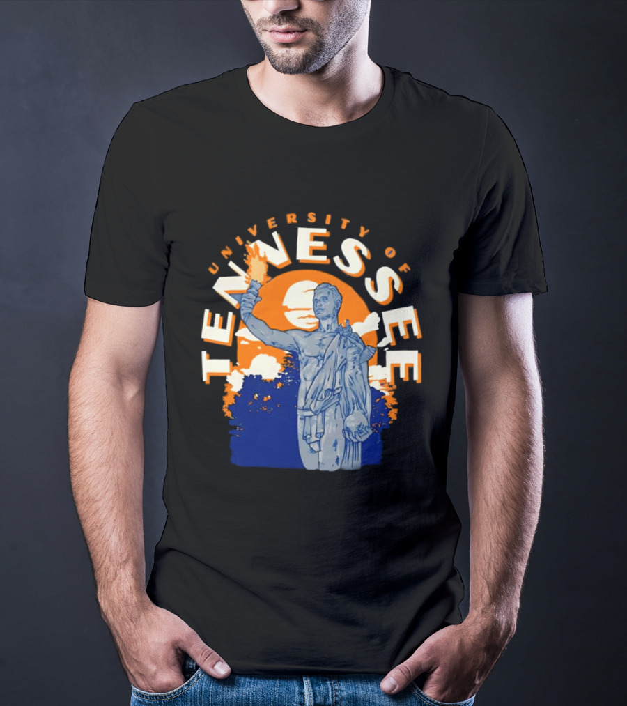 University Of Tennessee Torchbearer Sunset Scene T-Shirt