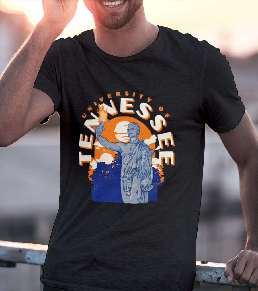 University Of Tennessee Torchbearer Sunset Scene T-Shirt