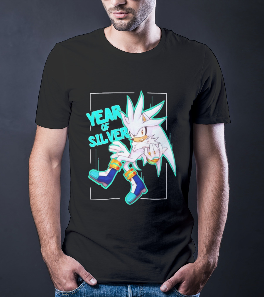 Year Of Silver Hedgehog Classic Character T-Shirt
