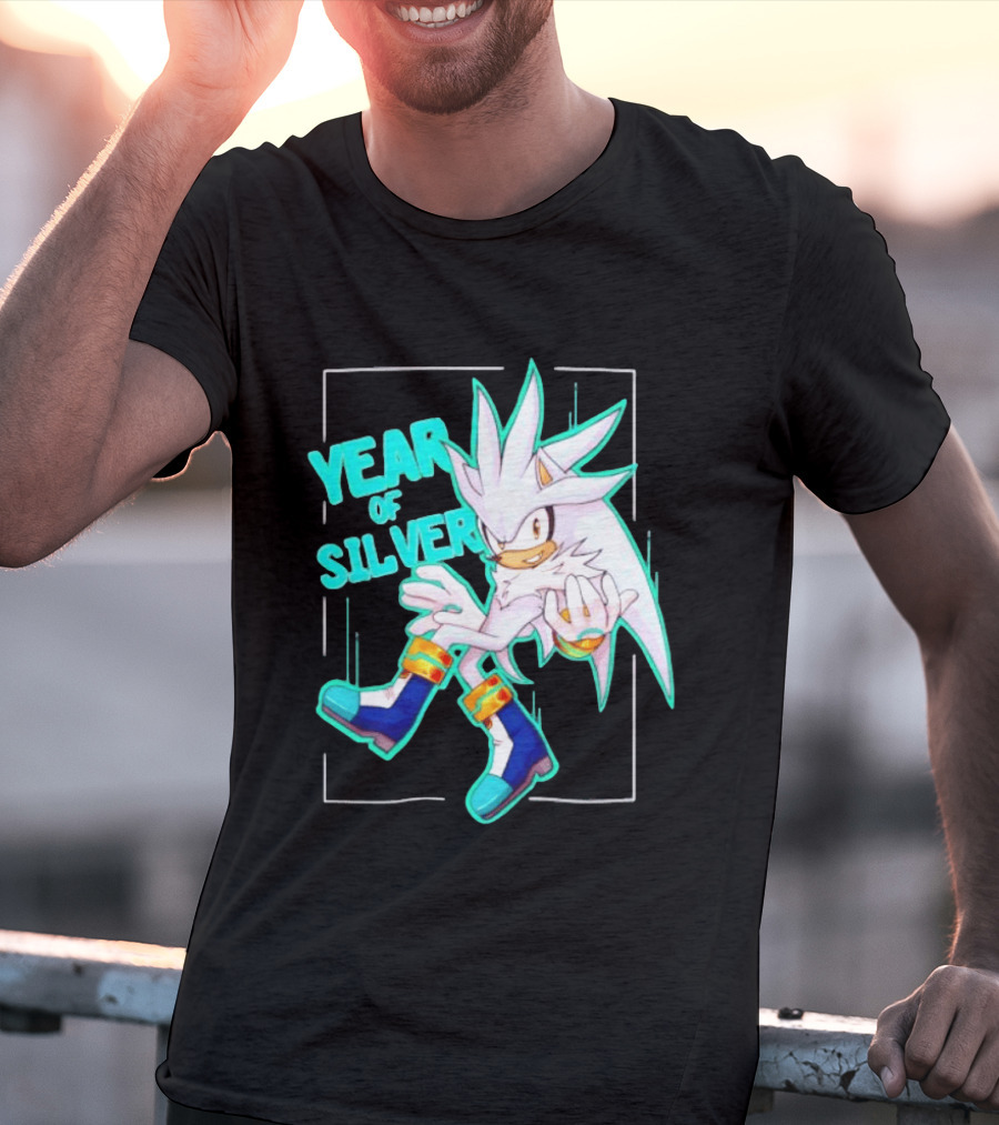 Year Of Silver Hedgehog Classic Character T-Shirt