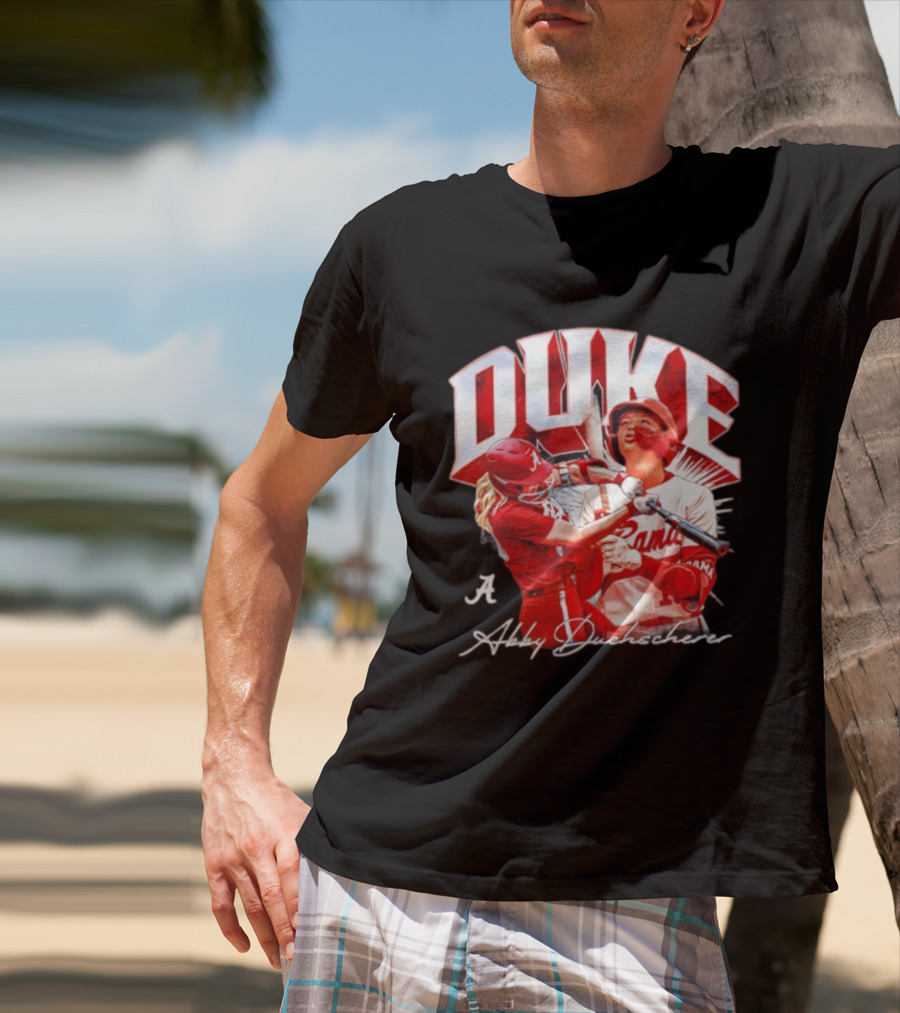 A Abby Duchscherer Alabama Crimson Tide Softball Duke T-Shirt