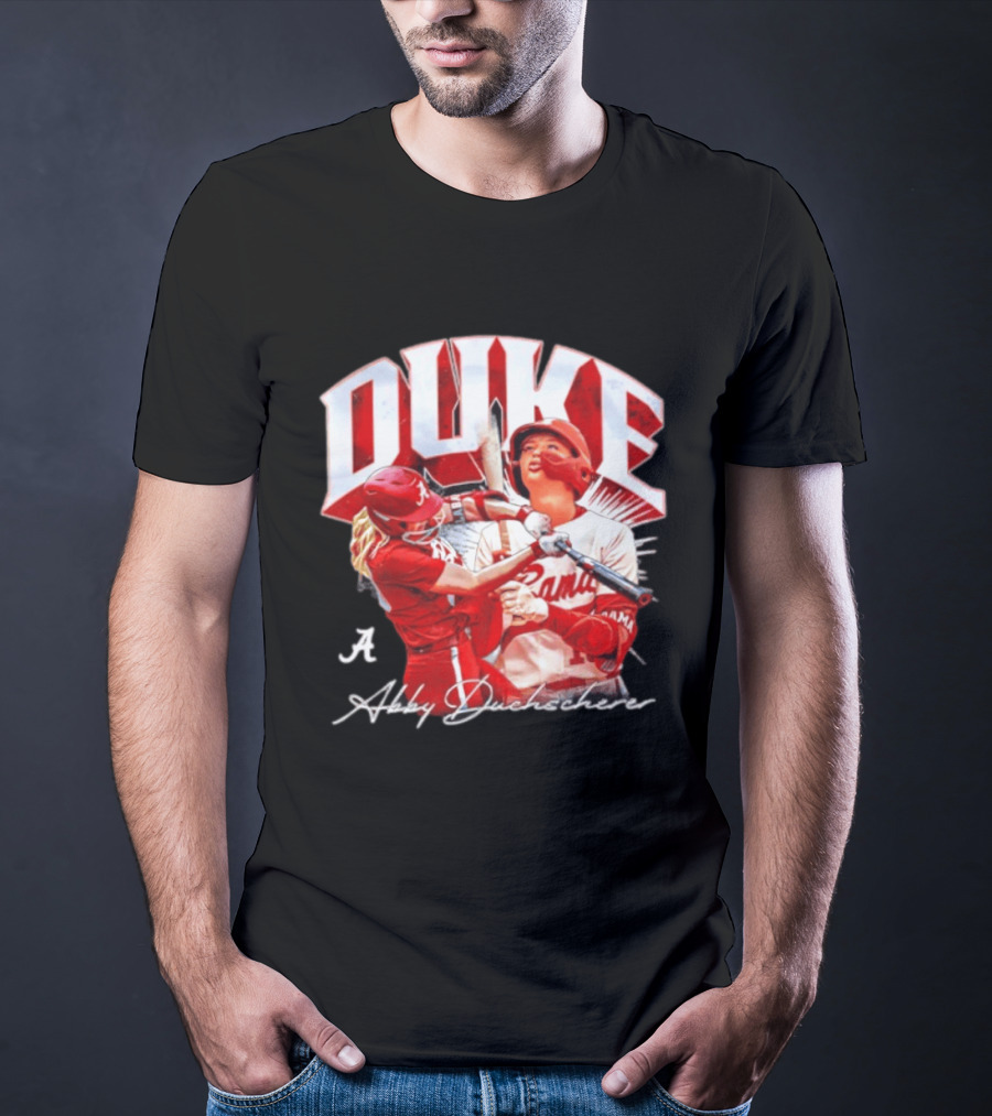 A Abby Duchscherer Alabama Crimson Tide Softball Duke T-Shirt