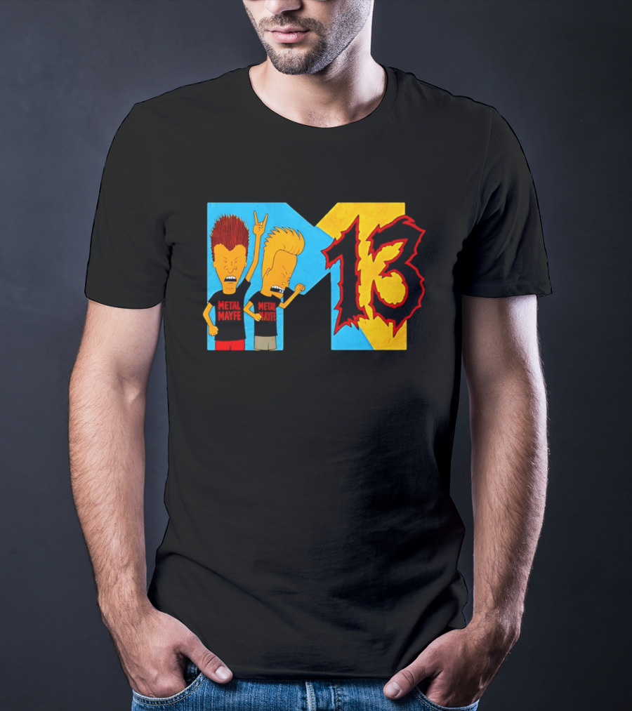 Metal Mayhem Beavis And Butt Head Rock Out 13 T-Shirt