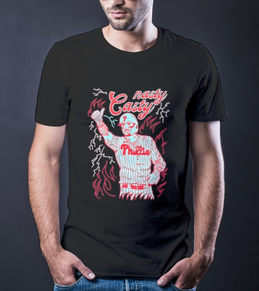 Nasty Casty Philadelphia Phillies Bryce Harper T-Shirt