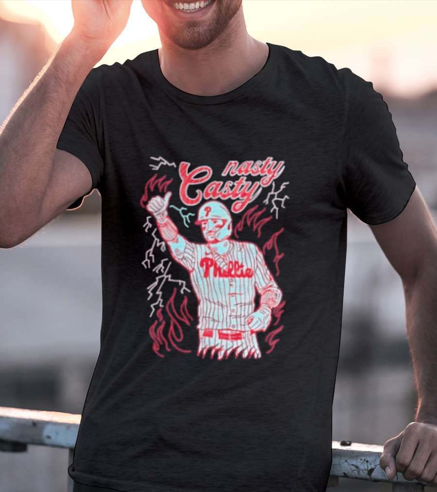 Nasty Casty Philadelphia Phillies Bryce Harper T-Shirt