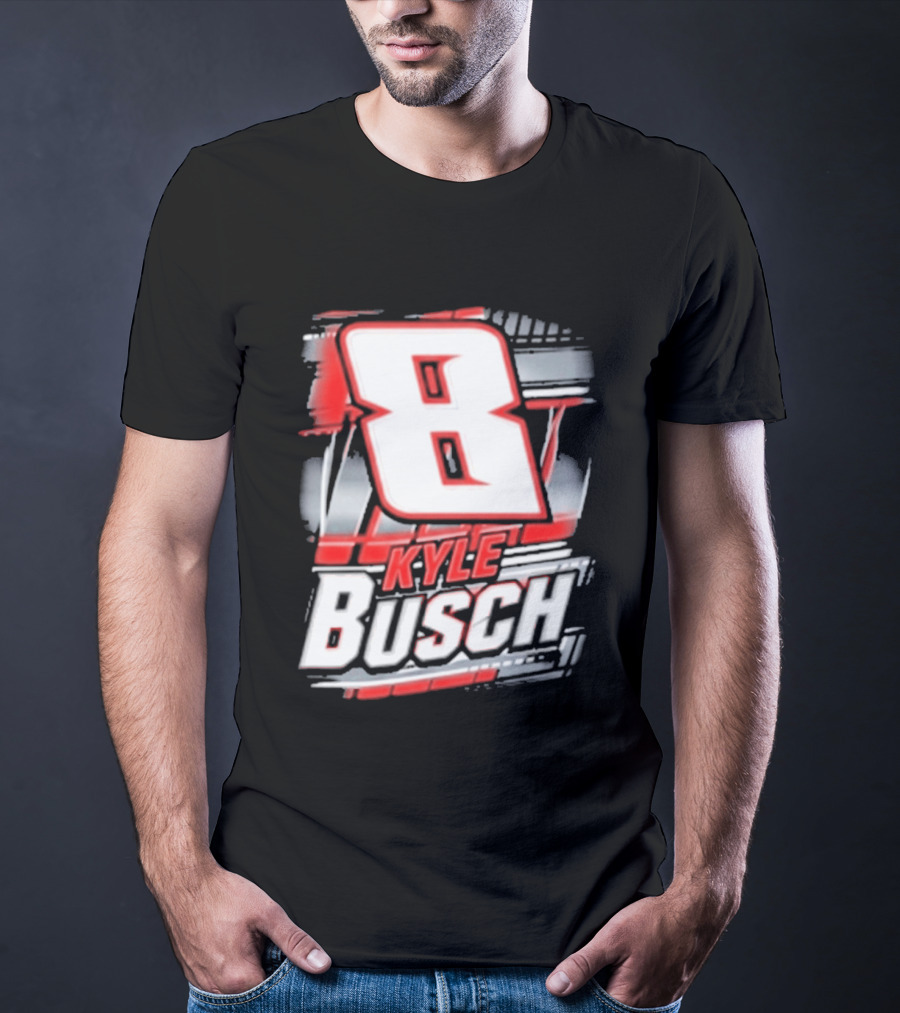 Kyle Busch Number 8 Racing NASCAR Fan T-Shirt