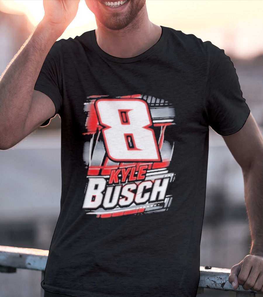 Kyle Busch Number 8 Racing NASCAR Fan T-Shirt