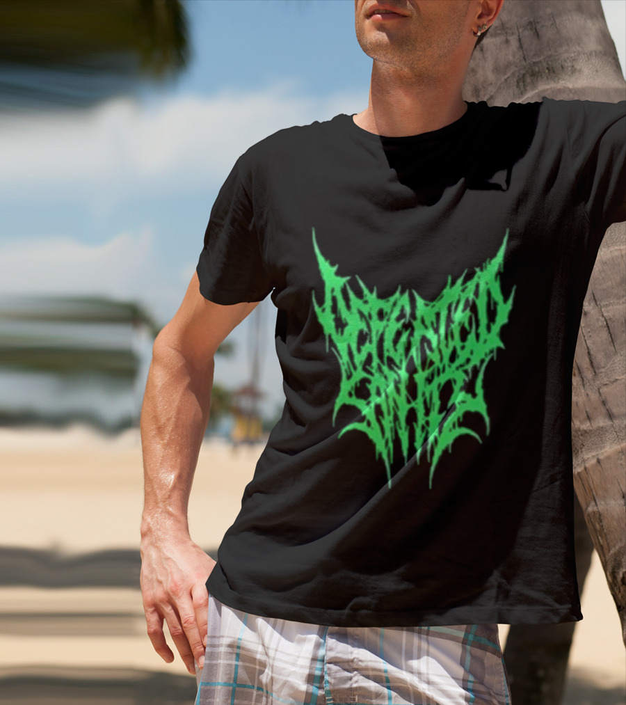Reality Fade Defeated Sanity Electric Green Dripping T-Shirt