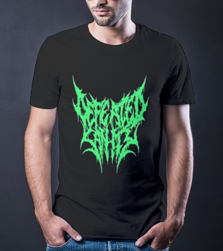 Reality Fade Defeated Sanity Electric Green Dripping T-Shirt