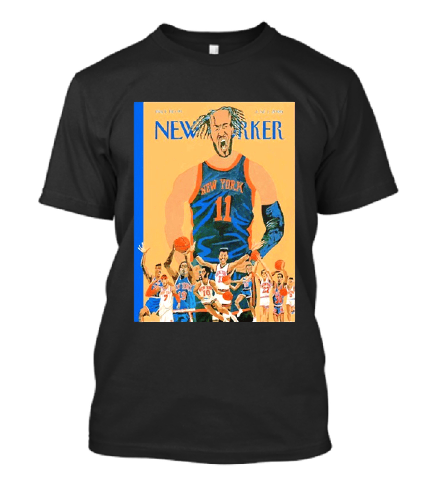 Kings Of New York Jalen Brunson New York Knicks New Yorker Issue Jan 1 2024 Basketball Players T-Shirt