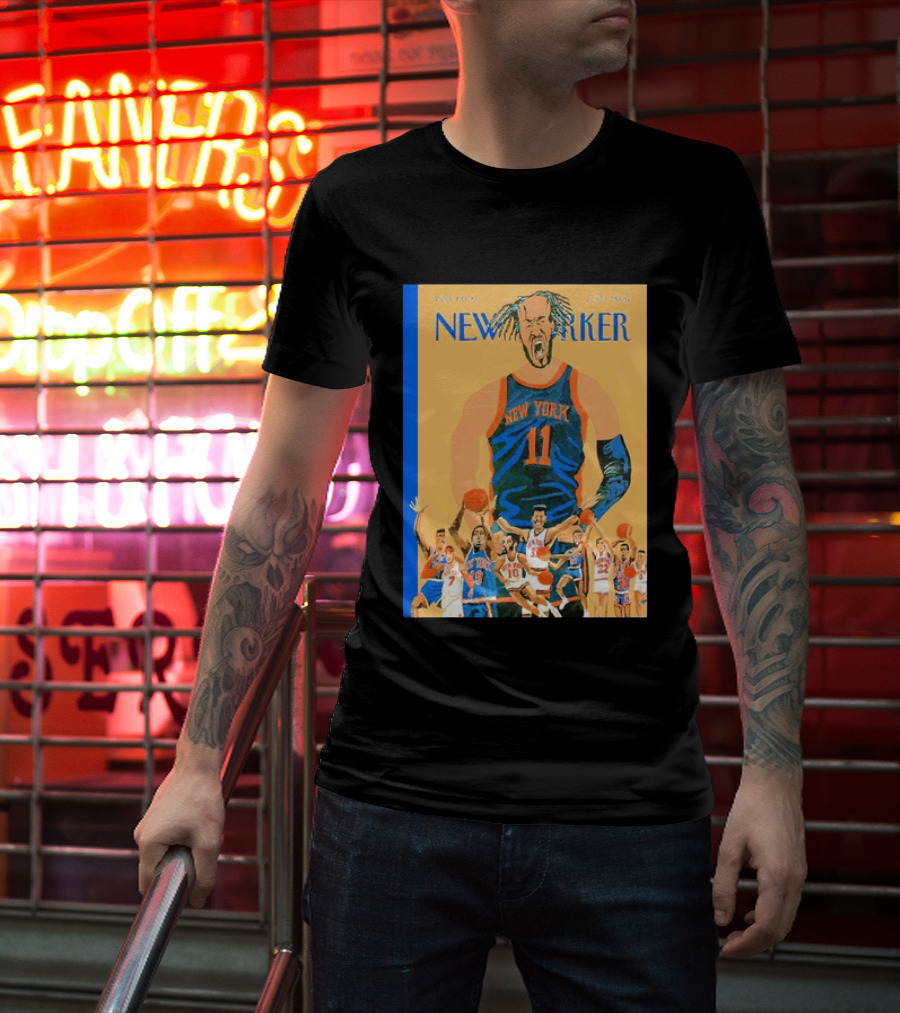 Kings Of New York Jalen Brunson New York Knicks New Yorker Issue Jan 1 2024 Basketball Players T-Shirt