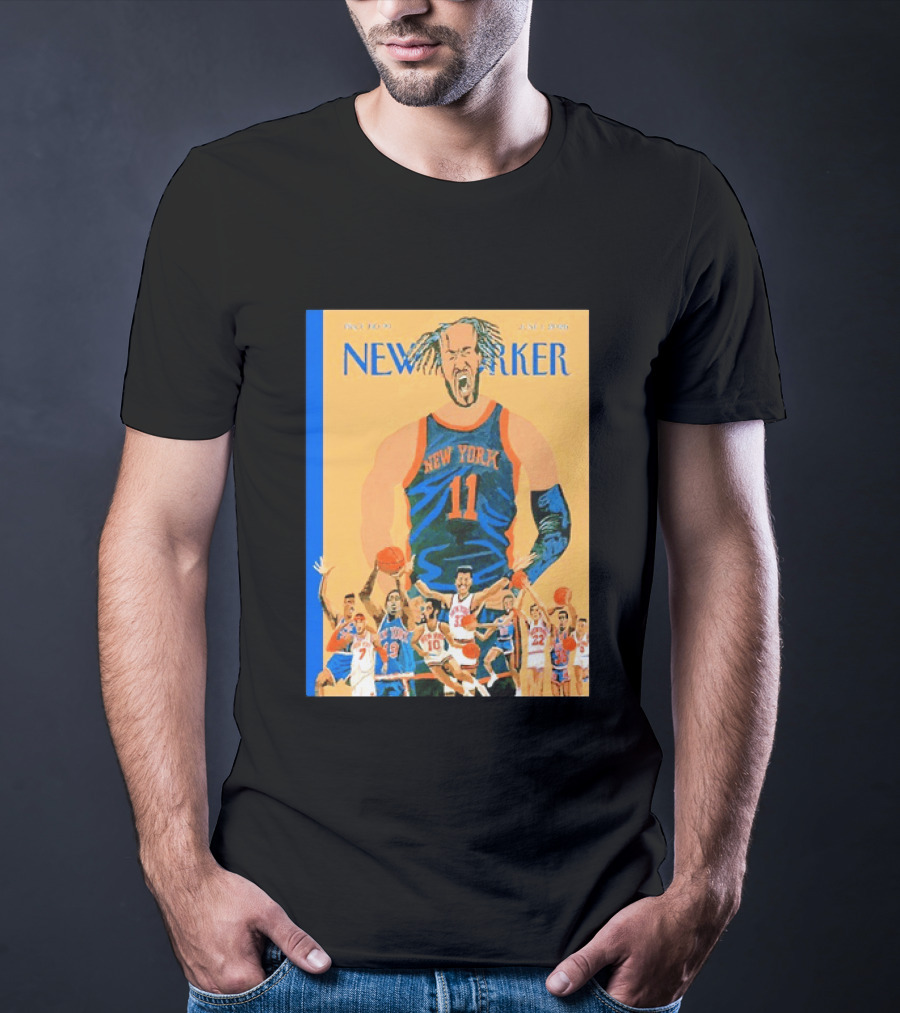 Kings Of New York Jalen Brunson New York Knicks New Yorker Issue Jan 1 2024 Basketball Players T-Shirt