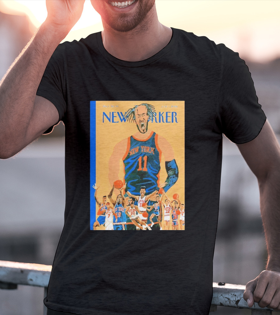 Kings Of New York Jalen Brunson New York Knicks New Yorker Issue Jan 1 2024 Basketball Players T-Shirt