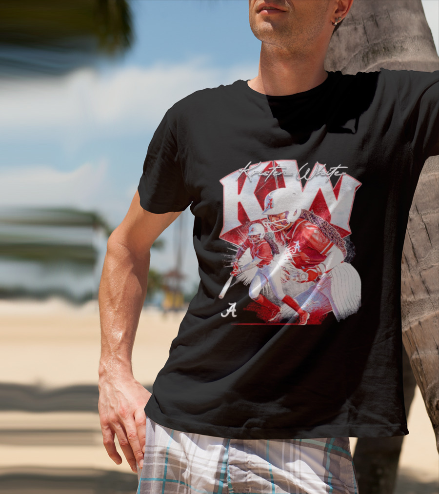Kristen White Alabama Softball Player KW Collage T-Shirt