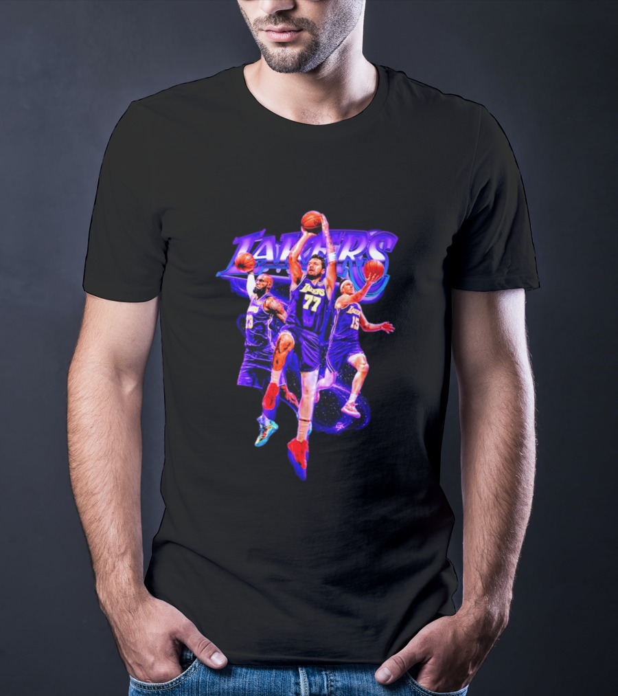 Lakers Lakeshow Big 3 Players Los Angeles Lakers Basketball Team T-Shirt