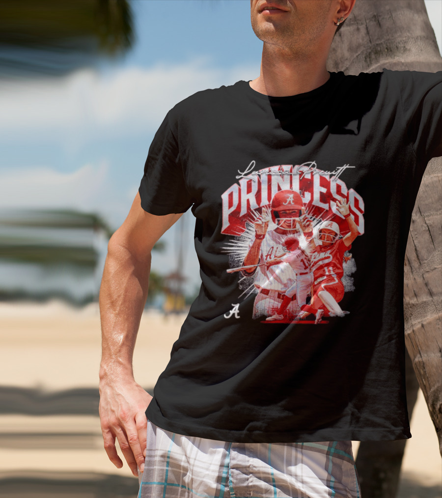 Larissa Preuitt Alabama Princess Softball NCAA Player Collage T-Shirt