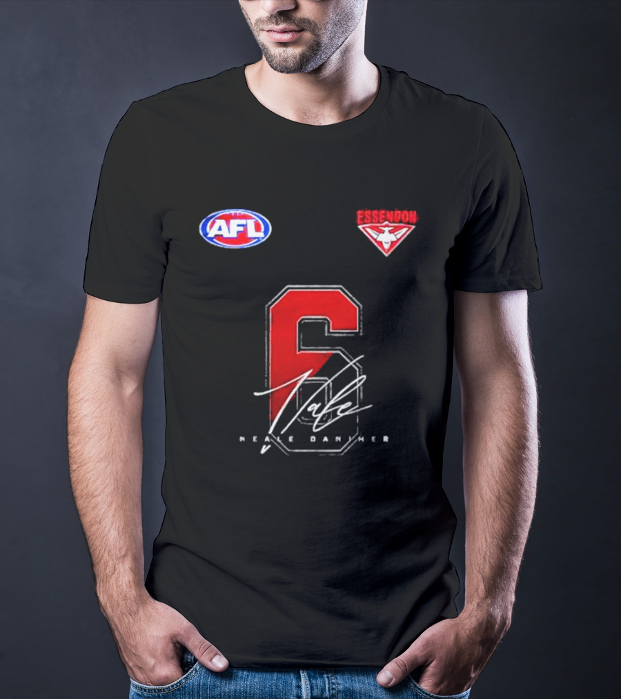 Essendon Bombers AFL Neale Daniher FightMND 6 T-Shirt