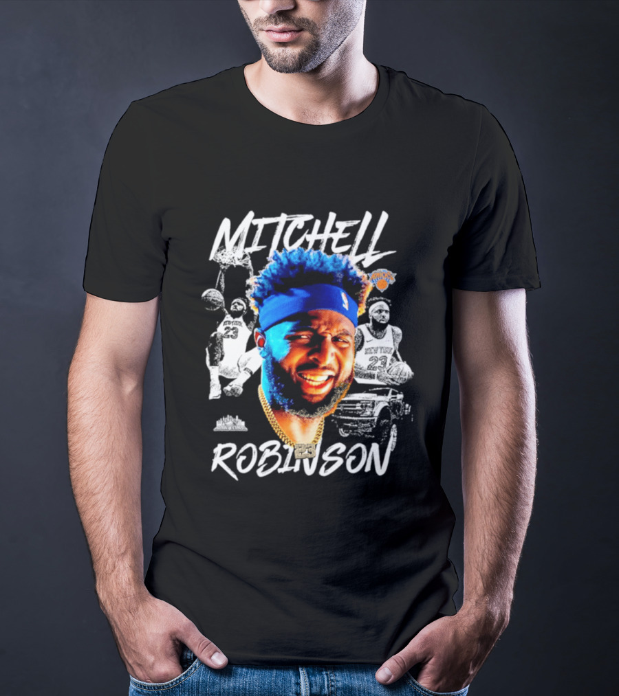 Mitchell Robinson New York Knicks NBA Basketball Player T-Shirt