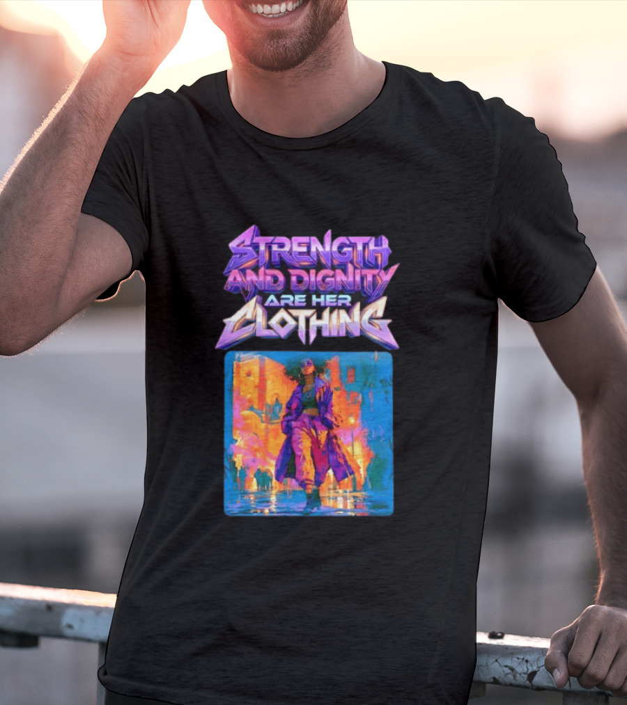 Strength And Dignity Street Girl Urban Vibes T-Shirt