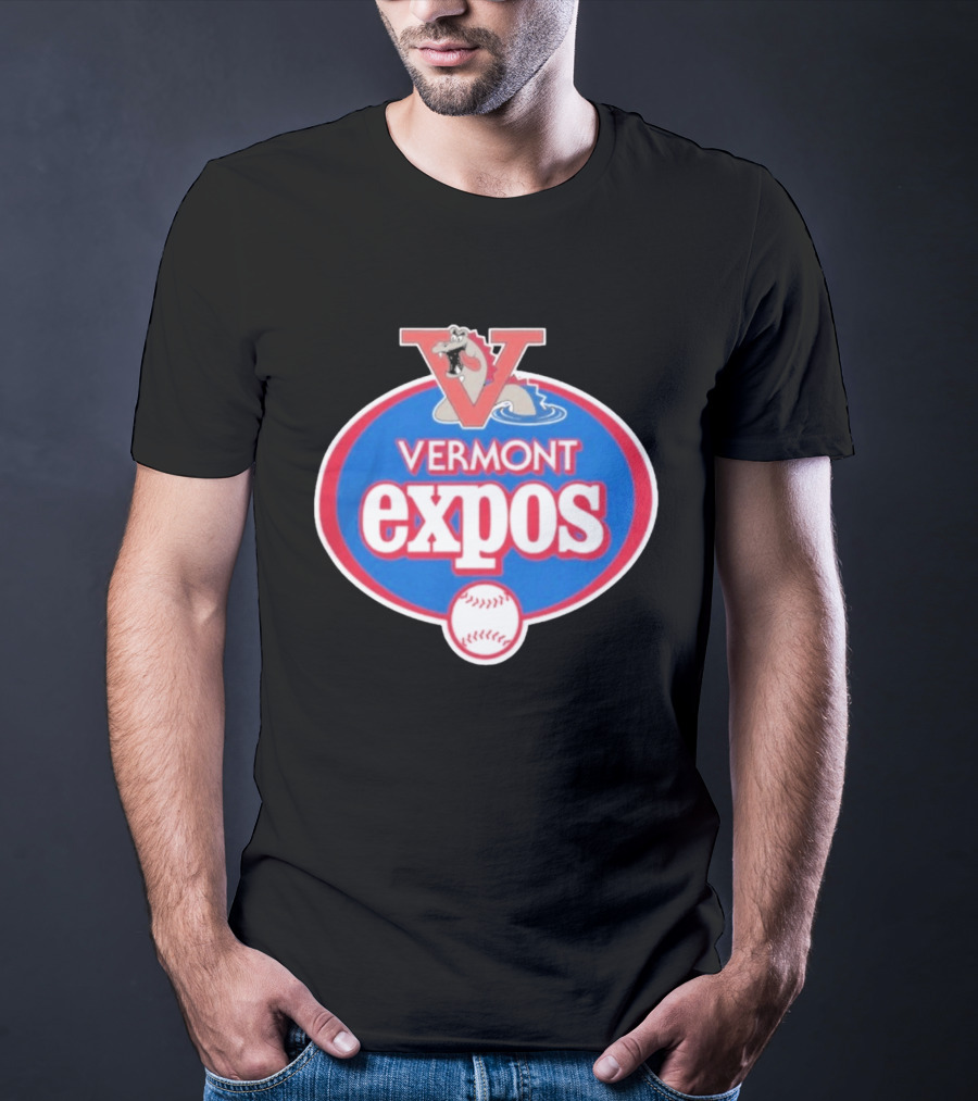 Vermont Expos Baseball Gator T-Shirt