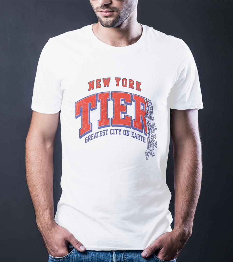 New York Tier Greatest City On Earth Knicks NBA T-Shirt