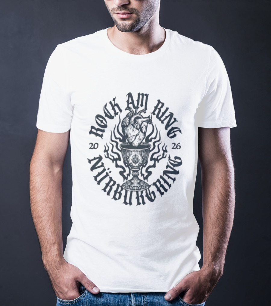 Rock Am Ring Festival 2026 Nurburgring Chalice Design June 5 7 T-Shirt
