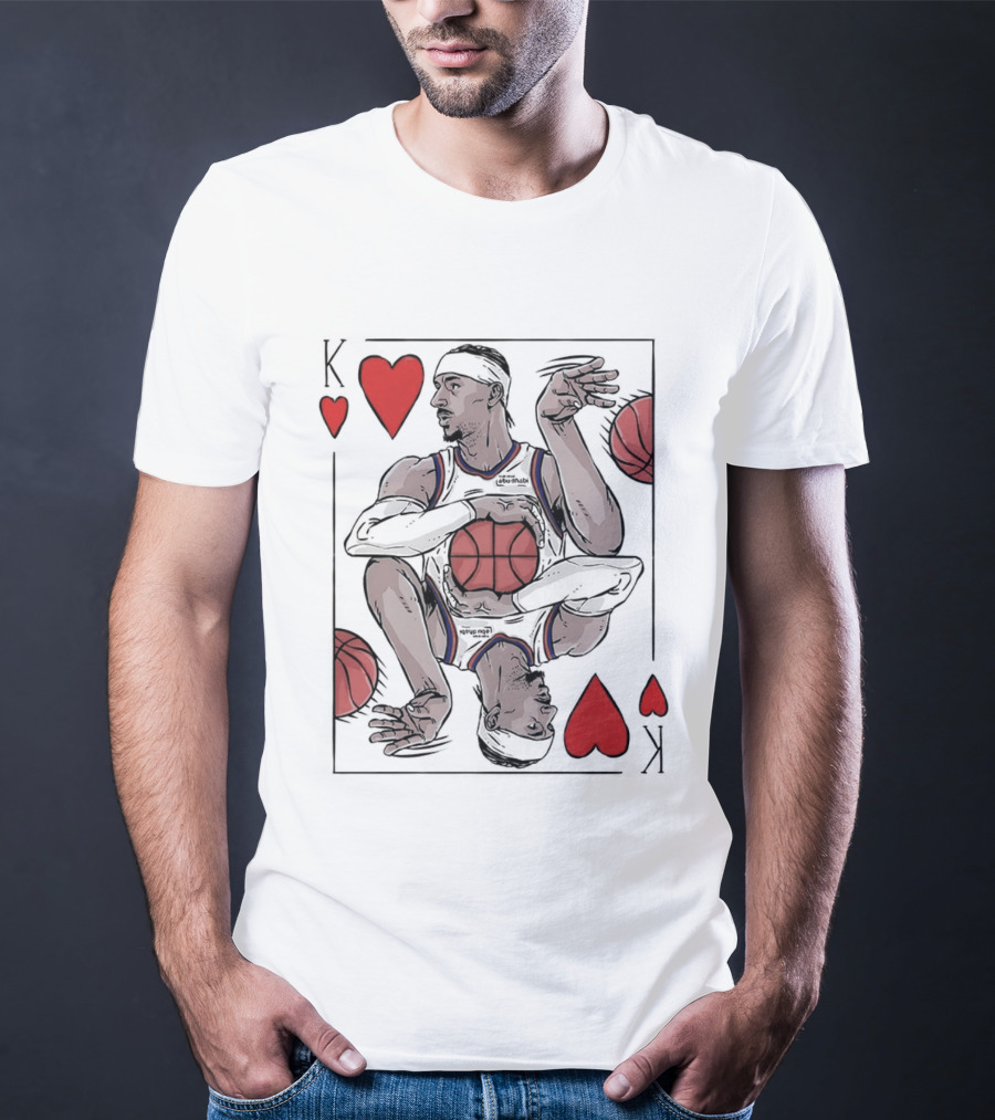 Shai Gilgeous Alexander OKC Thunder NBA Playing Card Heart T-Shirt